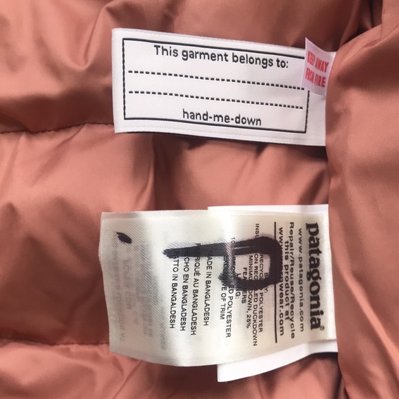 Patagonia Hi Loft Puffer Jacket (size 6-12m) - Picture 6 of 6